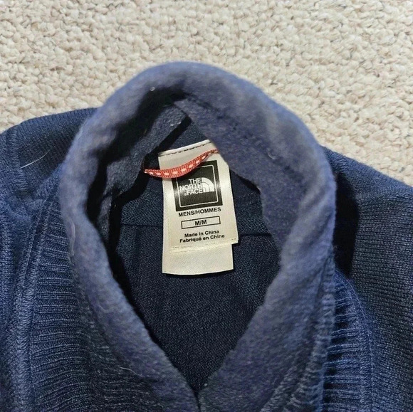 Northface wool cotton blend 1/3 zip - Picture 4 of 6